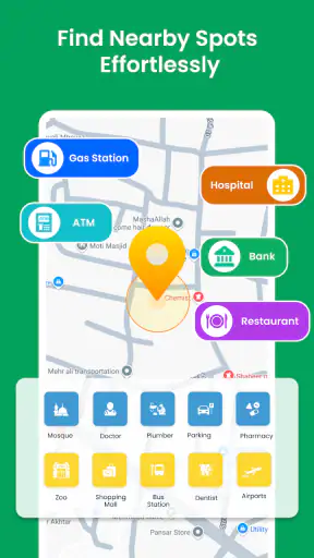 GPS Voice Map & Route Finder screenshot