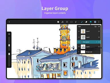 HiPaint ペイント 、スケッチ 、ドローイング、油絵 screenshot