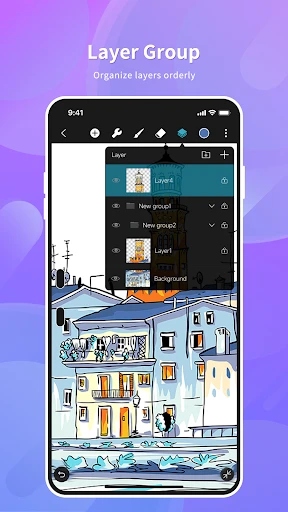 HiPaint ペイント 、スケッチ 、ドローイング、油絵 screenshot