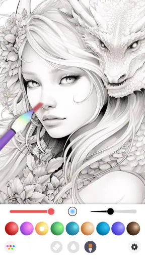 InColor: 大人のための塗り絵ゲーム screenshot