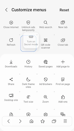 Internet Browser screenshot