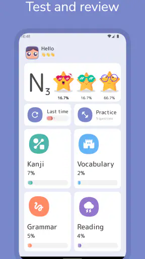 JLPT: Practice N1-N4 screenshot