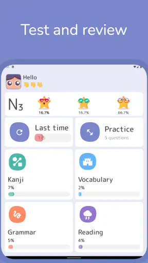 JLPT: Practice N1-N4 screenshot