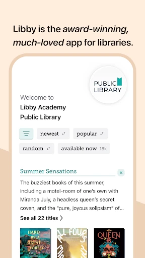 Libby, by OverDrive screenshot
