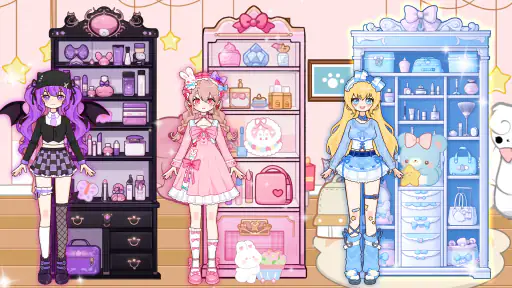 Star Doll: メイクゲーム & 着せ 替え ゲーム screenshot