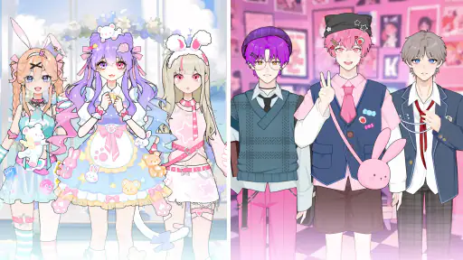 Love Idol: 可愛い女の子の着せ替えメイクゲーム screenshot