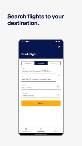 Lufthansa screenshot