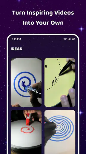 Magic Wheel - Spin Art Drawing screenshot