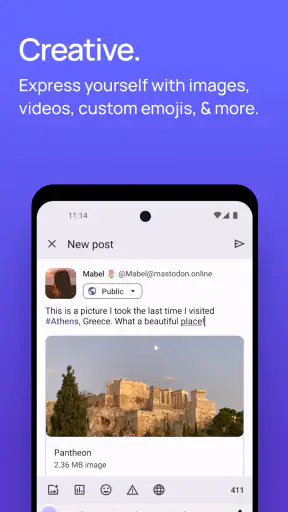 Mastodon screenshot