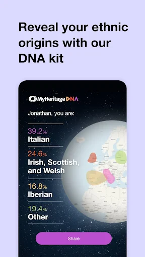 MyHeritage: Family tree & DNA screenshot