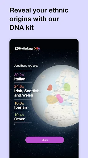 MyHeritage: Family tree & DNA screenshot
