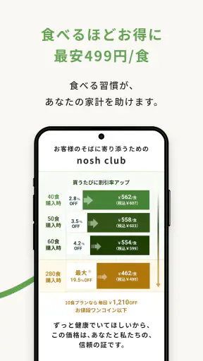 nosh / ナッシュ screenshot