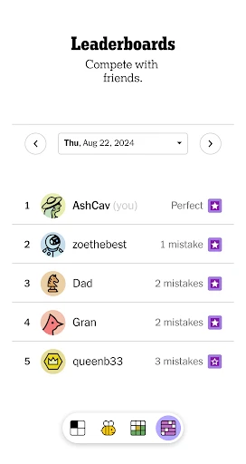 NYT Games: Word, Number, Logic screenshot