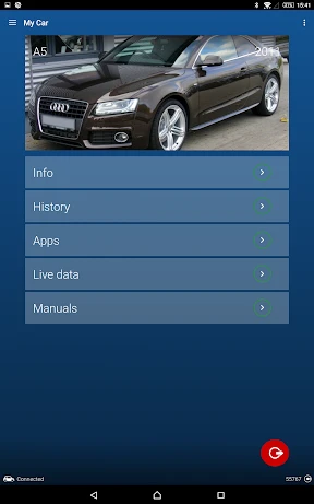 OBDeleven VAG car diagnostics screenshot