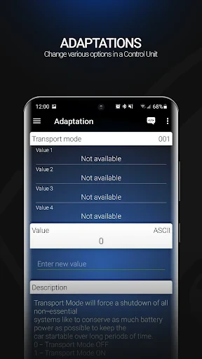 OBDeleven VAG car diagnostics screenshot