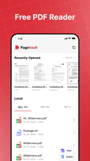 PageVault PDF screenshot