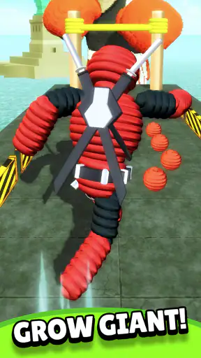 Rope Man Run - Yarn Hero Game screenshot
