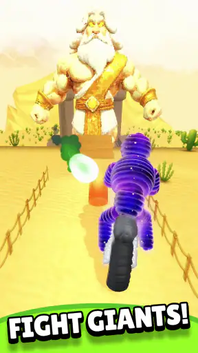 Rope Man Run - Yarn Hero Game screenshot