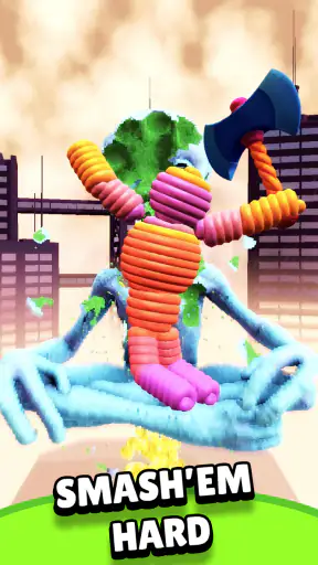 Rope Man Run - Yarn Hero Game screenshot