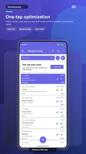 Shadowrocket for android screenshot