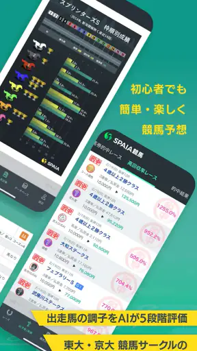 SPAIA競馬~AI予想とデータ解析による次世代の競馬アプリ screenshot