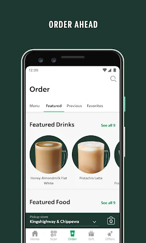 Starbucks screenshot
