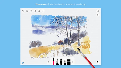 Tayasui Sketches screenshot