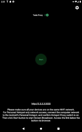 TeslaMirror screenshot