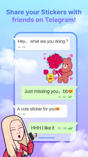 Tgsticker - sticker & kaomoji screenshot