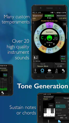 TonalEnergy  チューナーとメトロノーム screenshot