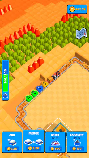 Train Miner：アイドル鉄道ゲーム screenshot