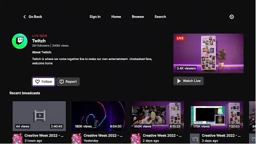 Twitch: ライブ配信 screenshot