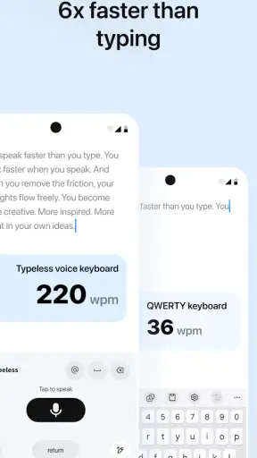 Typeless: AI Voice Keyboard screenshot