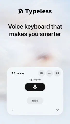 Typeless: AI Voice Keyboard screenshot