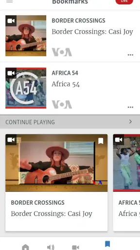 VOA News screenshot