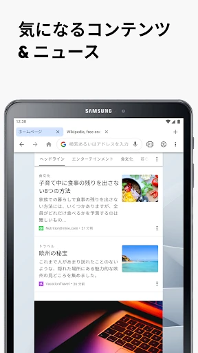 VPN を備えた Opera ブラウザ screenshot