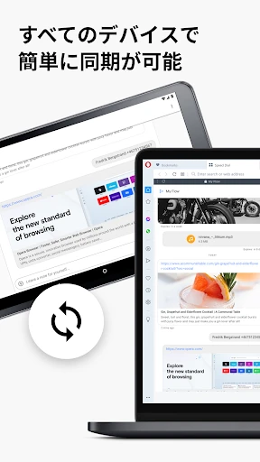 VPN を備えた Opera ブラウザ screenshot