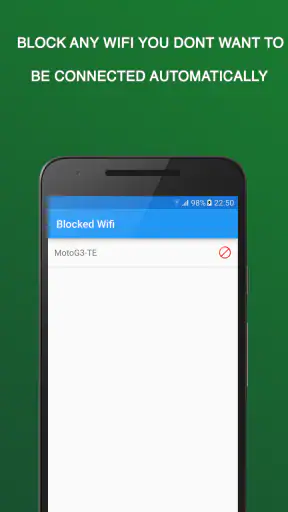 Wifi 接続を開く screenshot