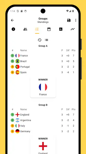 Winner - トーナメント作成App、リーグマネージャー screenshot