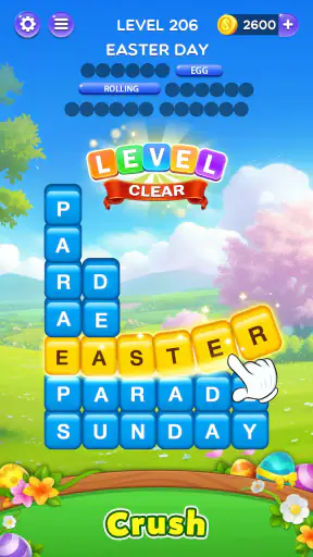 Word Crush - 楽しいパズルゲーム screenshot