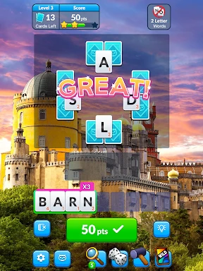 Wordscapes Solitaire screenshot