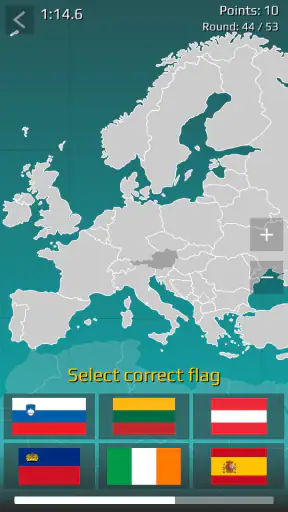 World Map Quiz screenshot