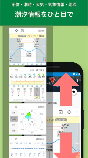 しおさい-潮見表／天気予報 screenshot