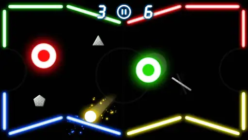 エアホッケーチャレンジ screenshot
