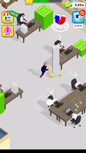 オフィス ヒーロー - 経営 お仕事アイドルゲーム screenshot
