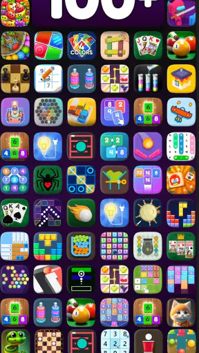 100+オフラインゲーム 暇つぶし 楽しい ミニパズルボード screenshot