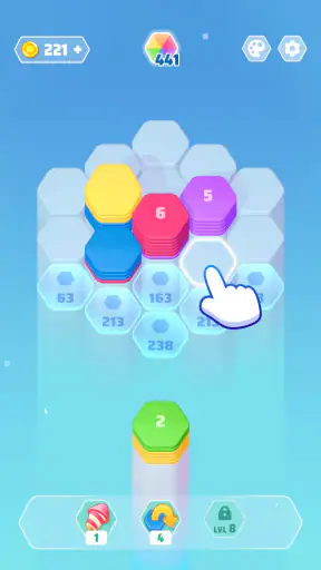 カラースライドパズル screenshot