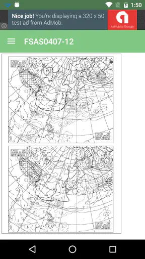 カラー天気図 screenshot