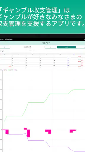 ギャンブル収支管理 screenshot
