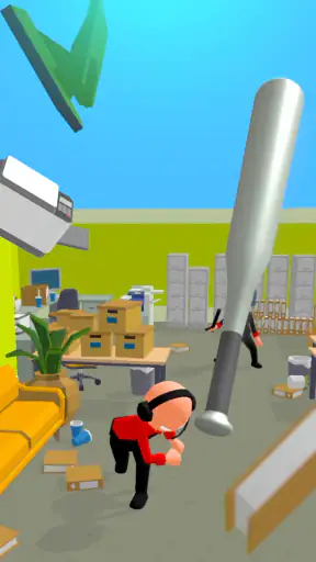 クレイジーなオフィス - スラップ＆スマッシュゲーム screenshot